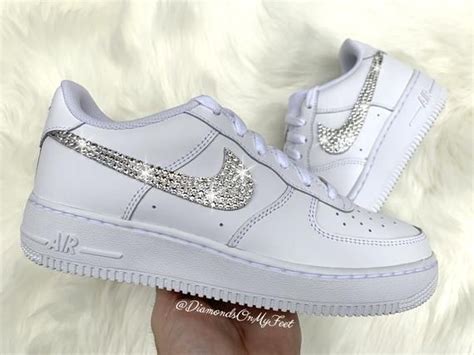 air force mit glitzer nike zeichen|nike air force 1.